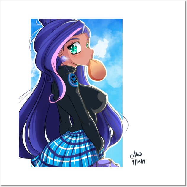 Yuki (School Girl) Wall Art by I_Am_Ashlie